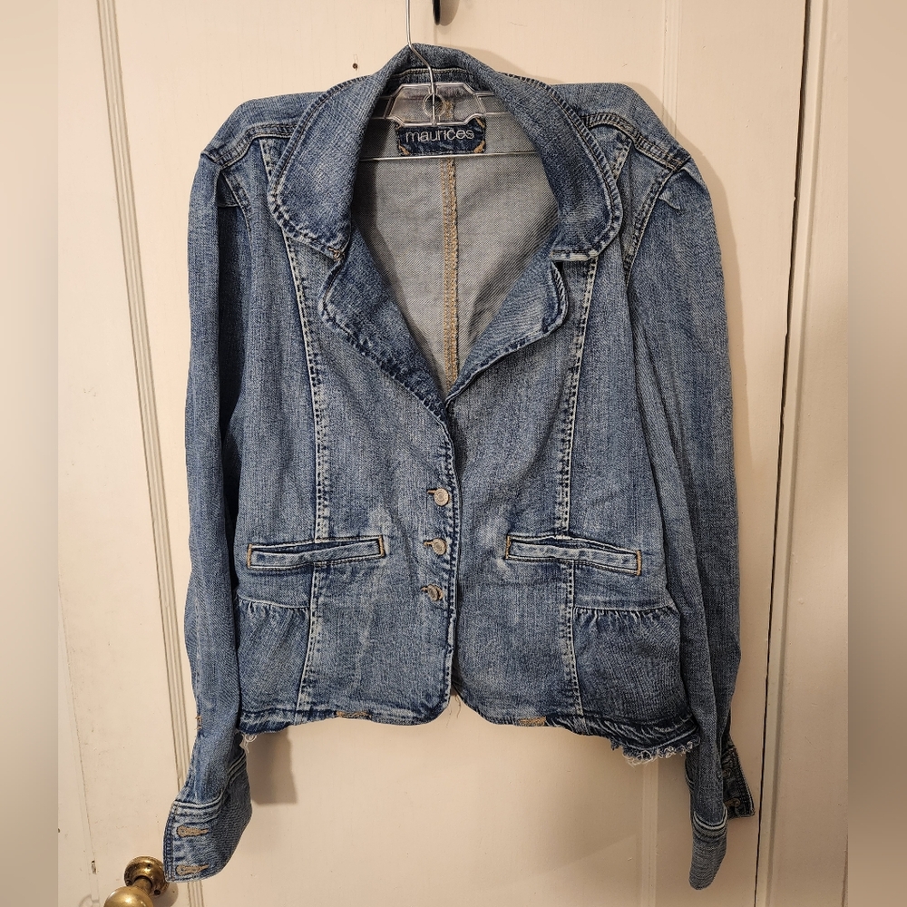 Maurices Blue Jean Jacket